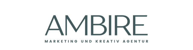 A logo for ambire marketing and kreativ agentur