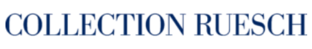 Ein Kollektion Ruesch Logo auf weißem Hintergrund