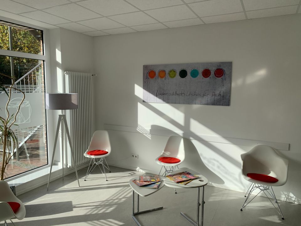 Warteraum einer Praxis