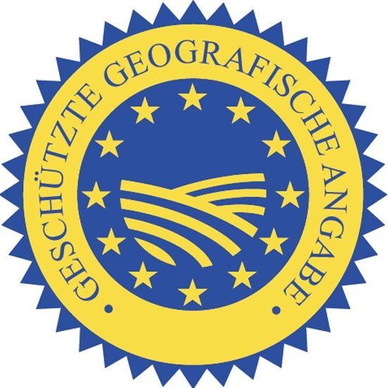 Geschützte geografische Angabe Logo