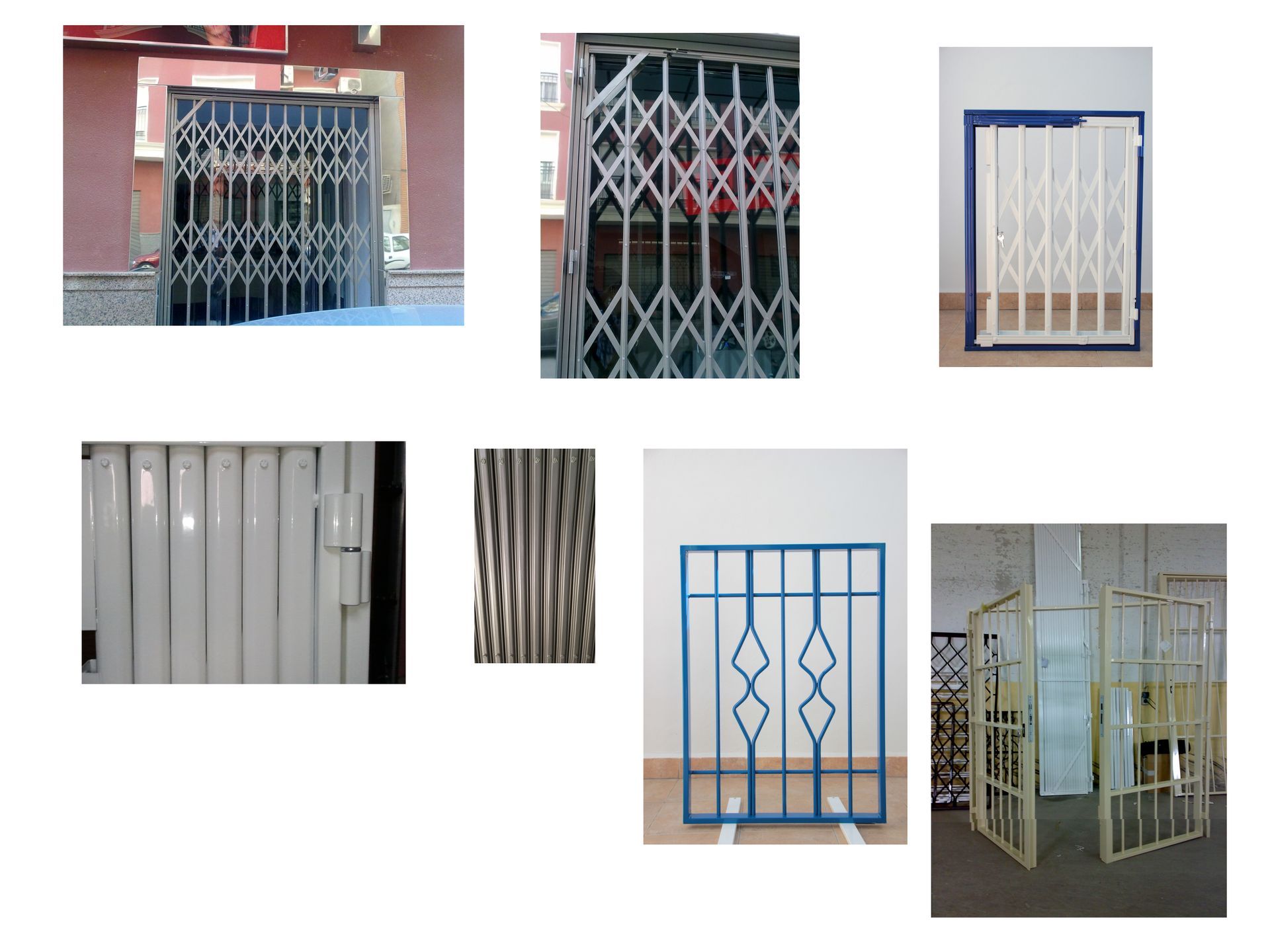 Un collage de imágenes de diferentes tipos de puertas.