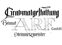 Ein schwarz-weißes Logo für eine Firma namens Steinmetzmeister