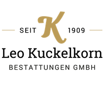 A logo for leo kuckelkorn bestattungen gmbh