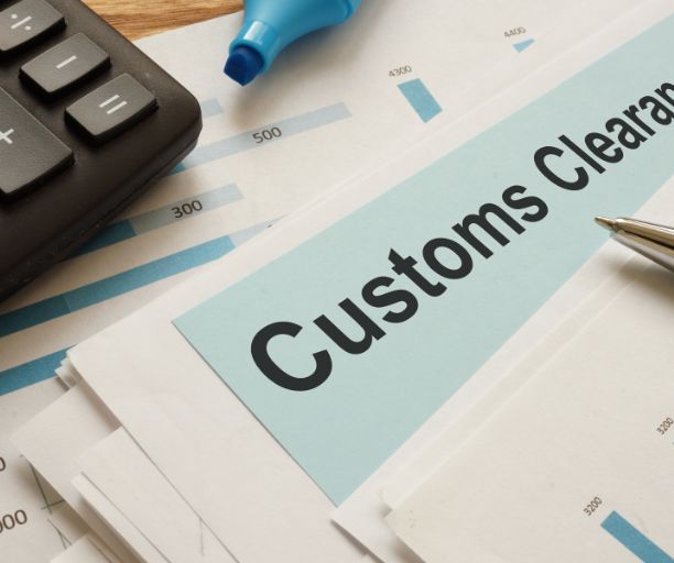 A piece of paper with the word customs cleared on it
