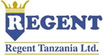 The logo for regent tanzania ltd. has a crown on it