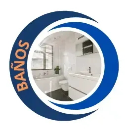 Una imagen de un baño con la palabra baños en ella.