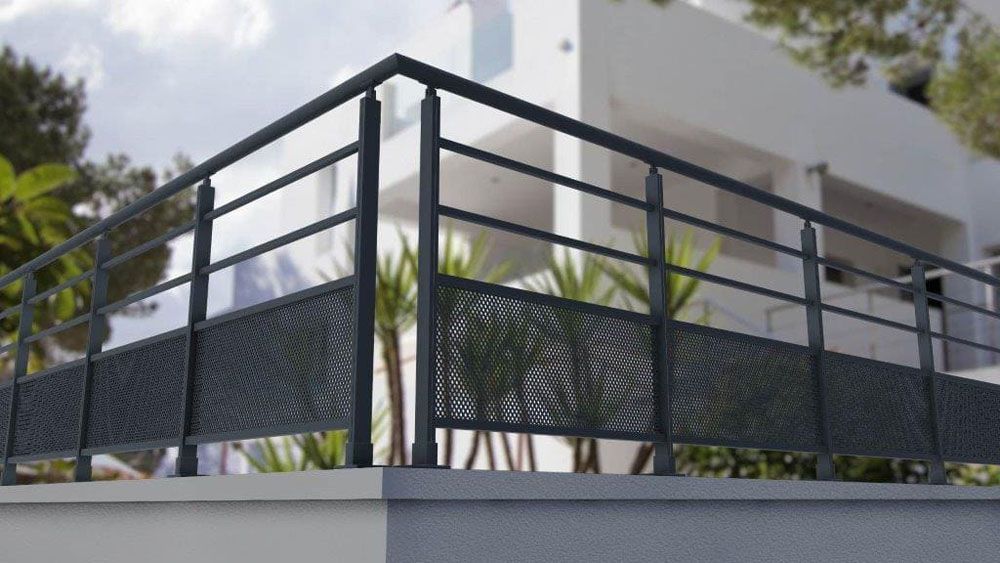 Garde corps d'une terrasse