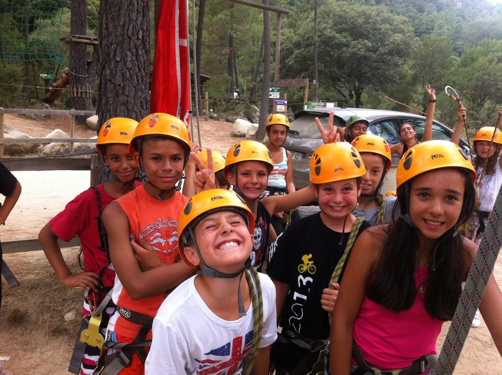 Des sourires et de la joie