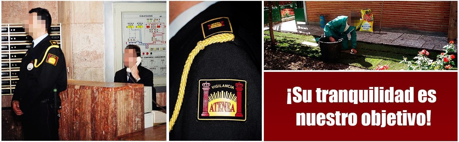 A collage of photos with the words su tranquilidad es nuestro objetivo