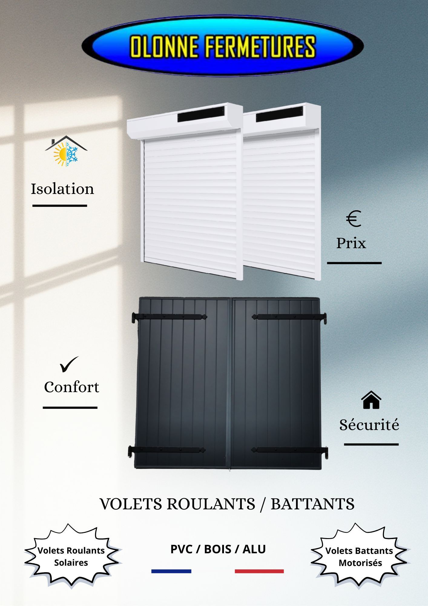 Volet Olonne Fermetures - les Sables d'Olonne