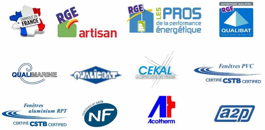 Labels et certifications d'Olonne Fermetures