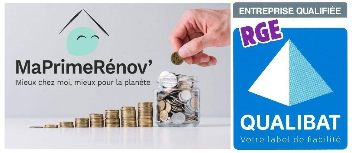 Bannière MaPrimeRénov et Qualibat Rge