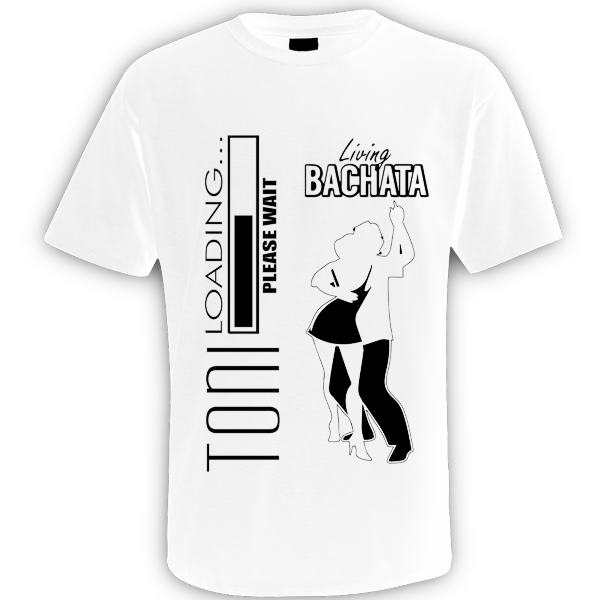 Camiseta blanca con el texto