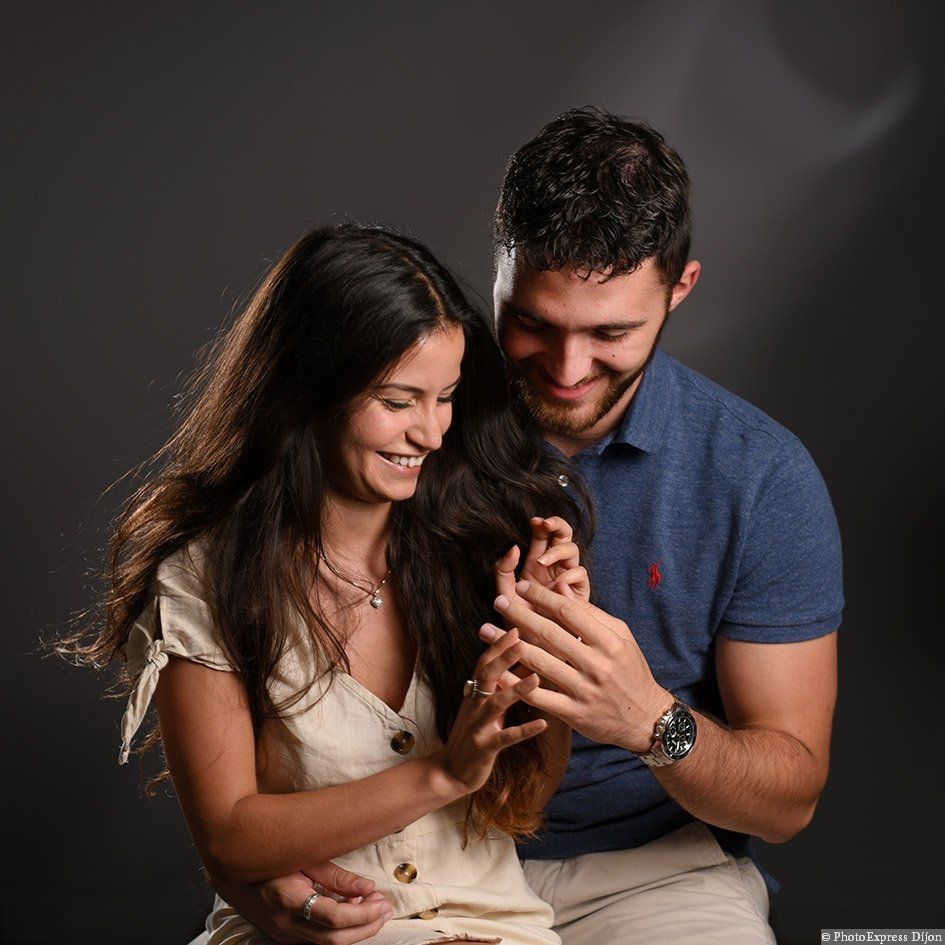 Un couple en photo