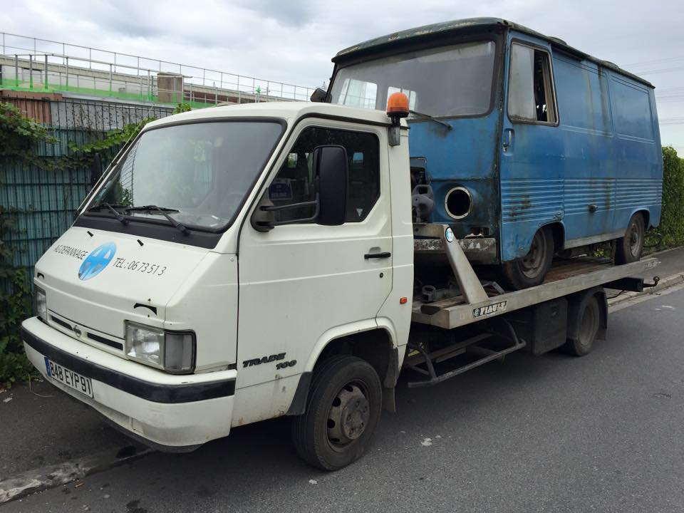 Remorquage camionnette