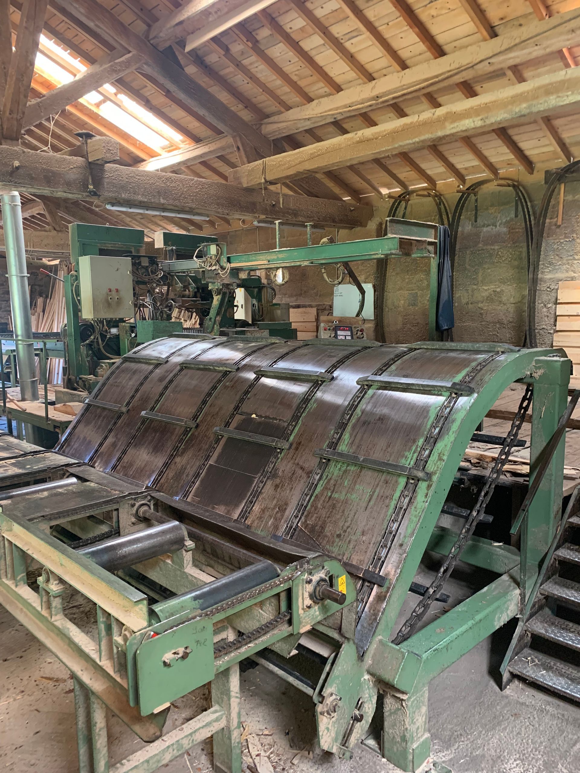 l'intérieur de notre scierie