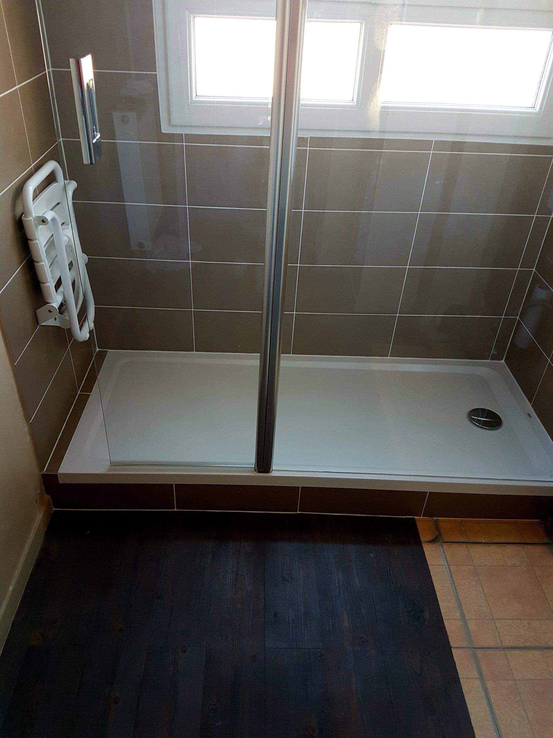 Installation receveur de douche