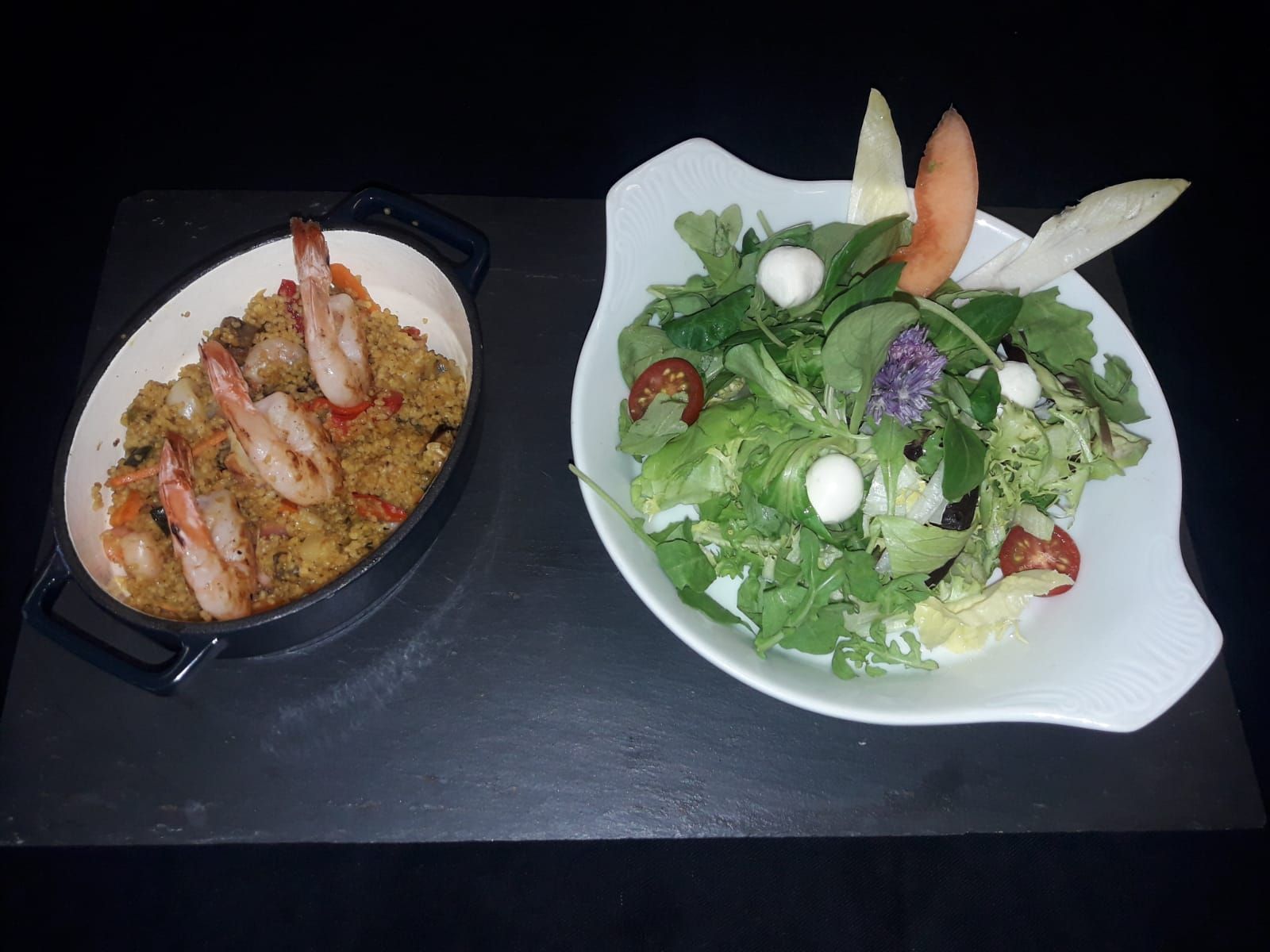 Crevetten und Salat - Gasthof Sonne - Niederbuchsiten