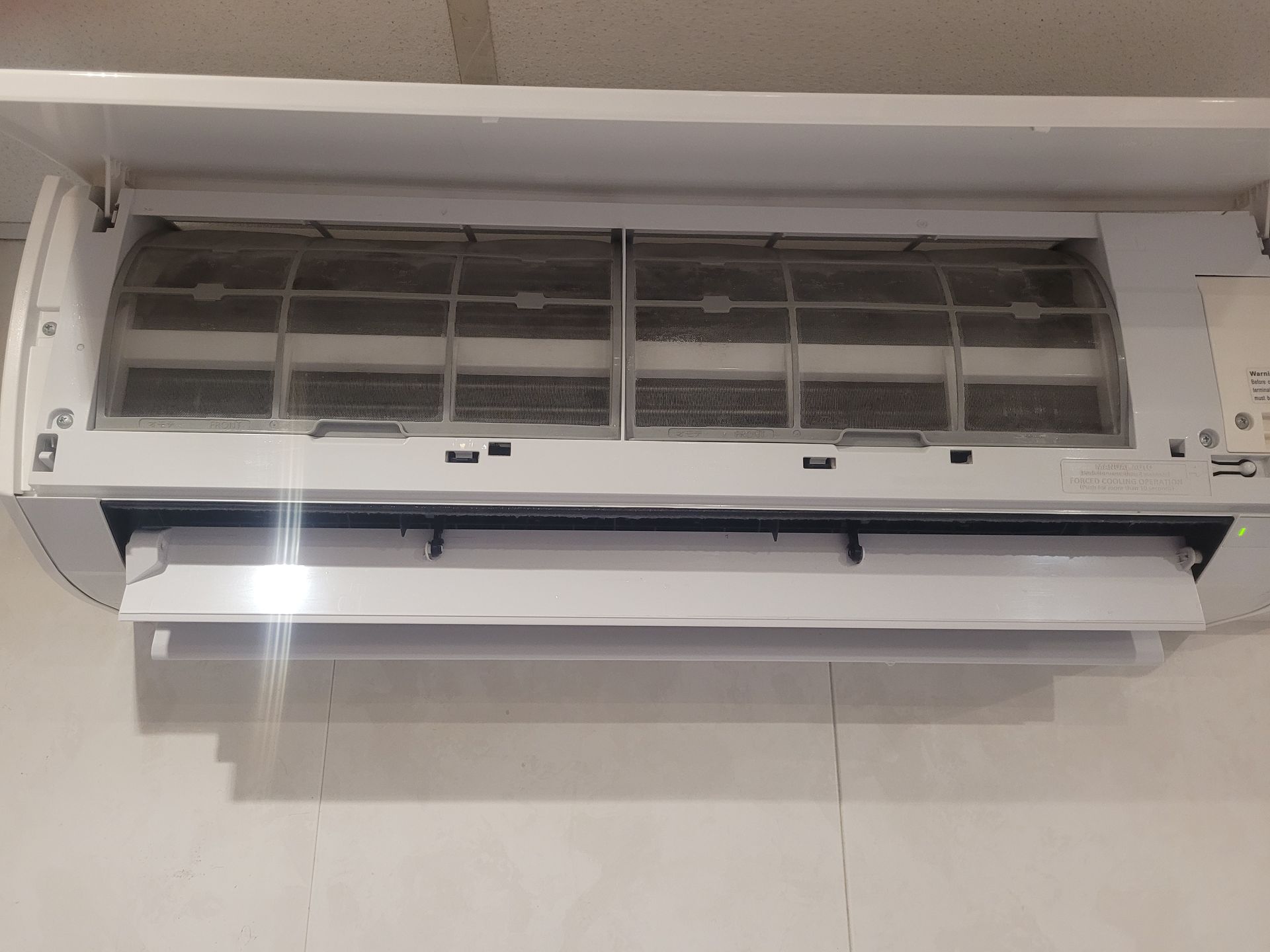 Climatisation nettoyée