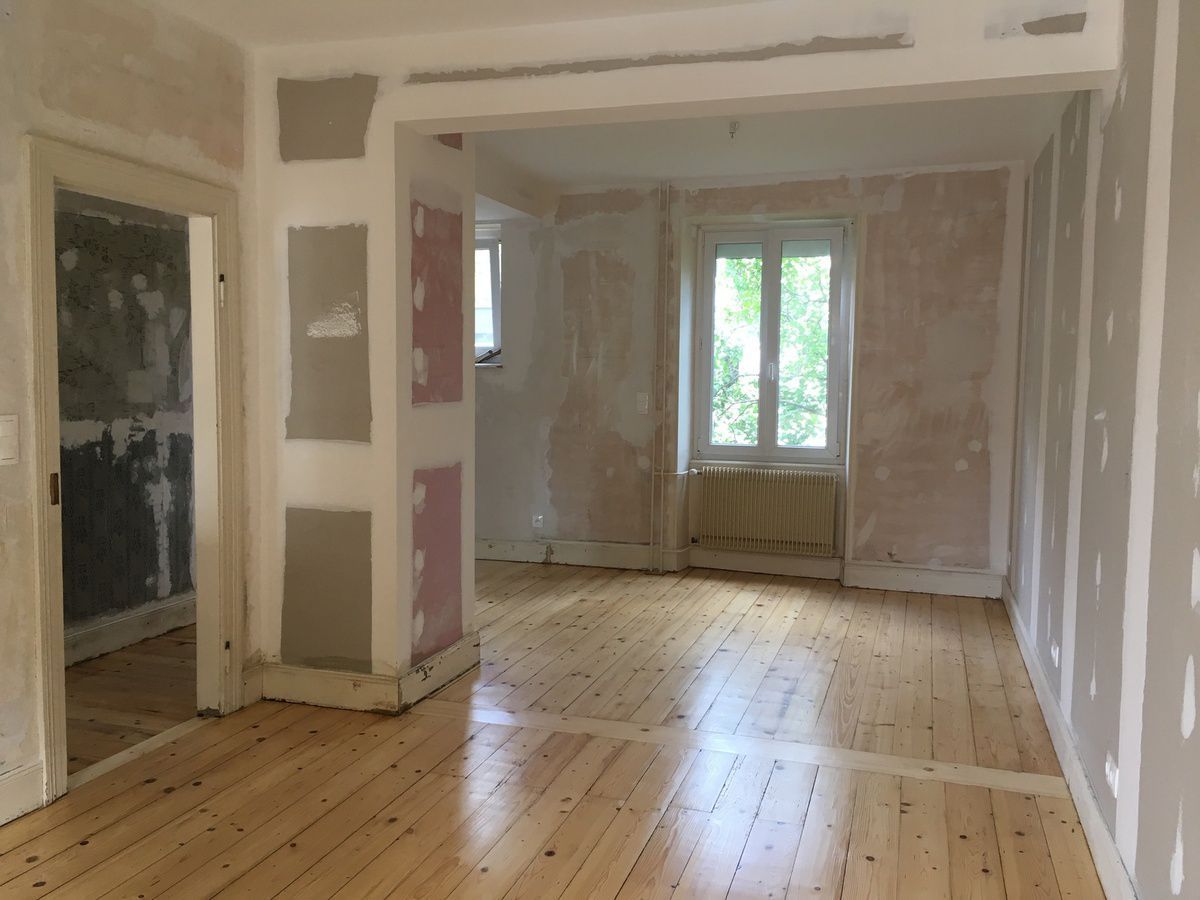 Rénovation mur intérieur