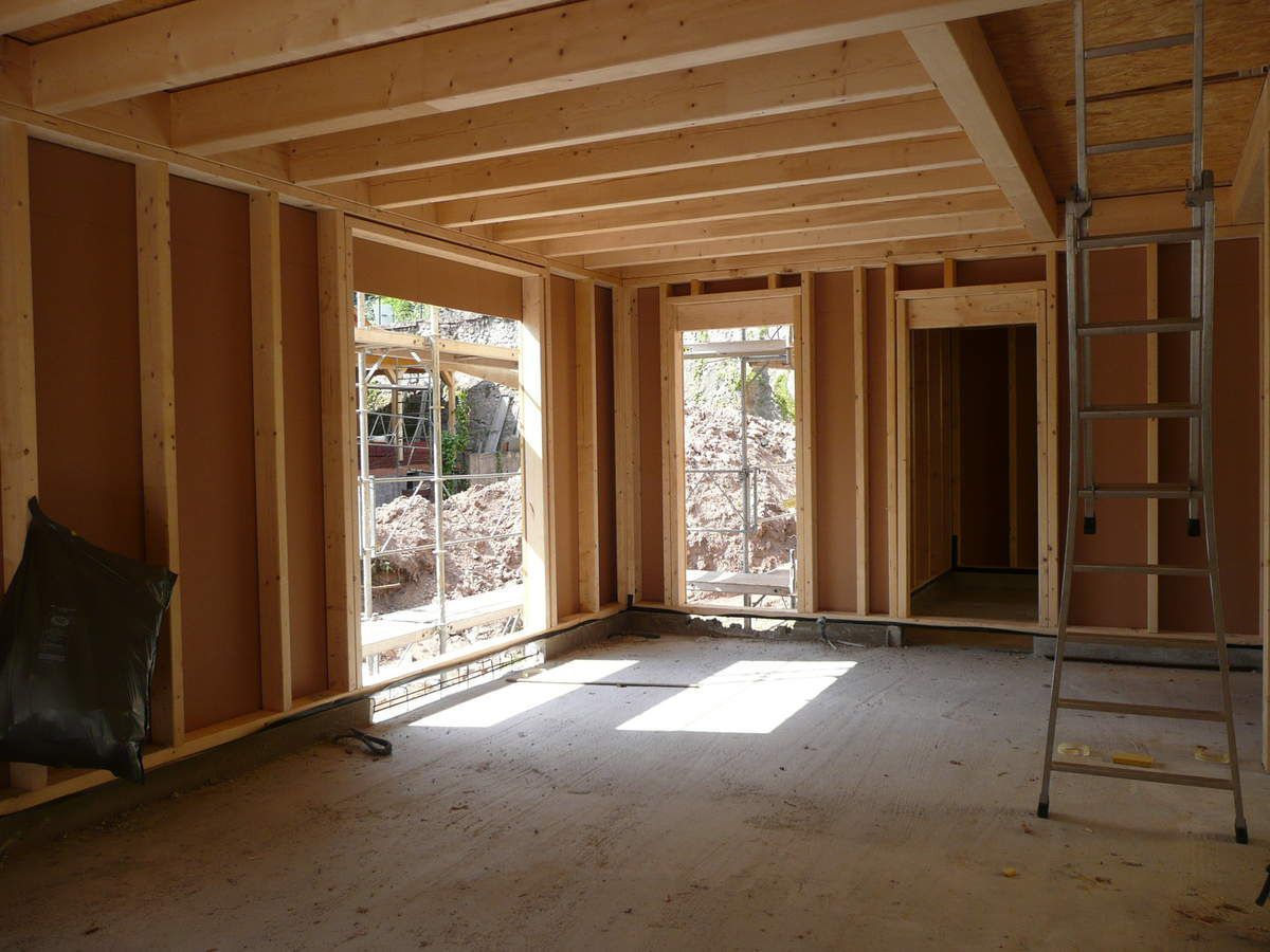 Intérieur en ossature bois