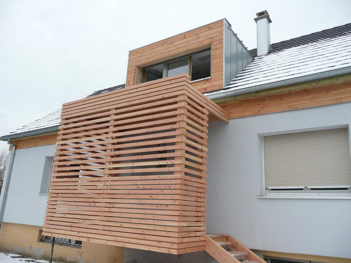 Ossature bois en extérieur