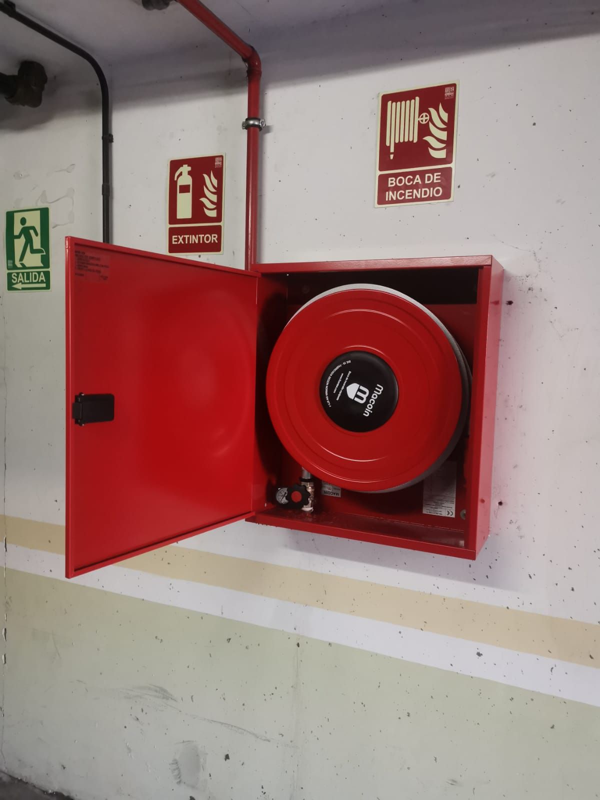 equipos de extinción de incendios