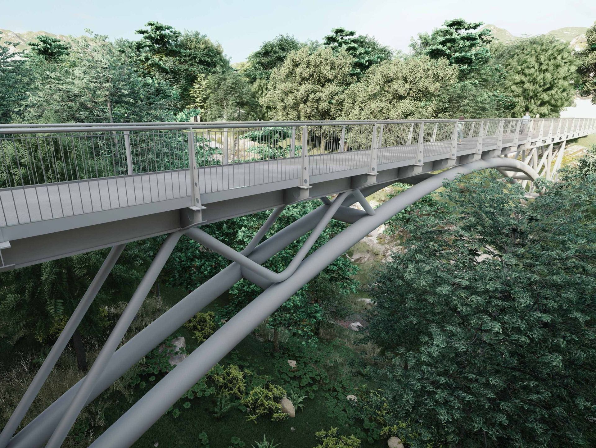 Passarelle Morbio Vacallo - Chiesa & Partners SA