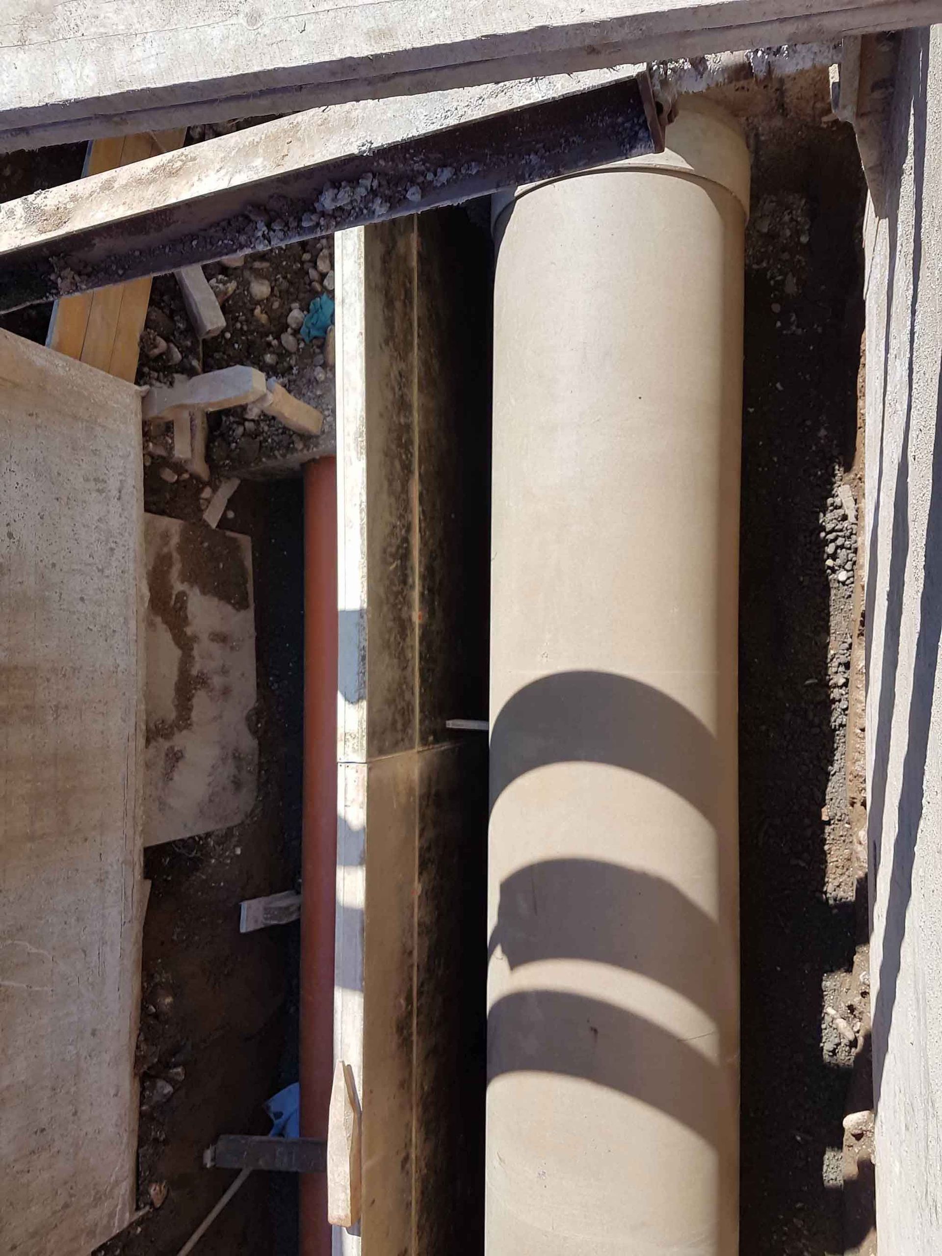 Sottostruttura stradale Via Baragge - Stabio