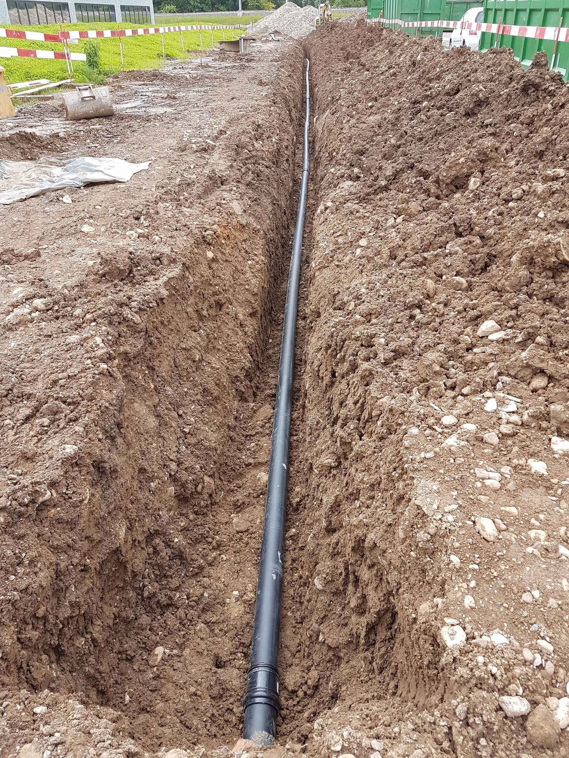 Sottostruttura stradale Via Baragge - Stabio