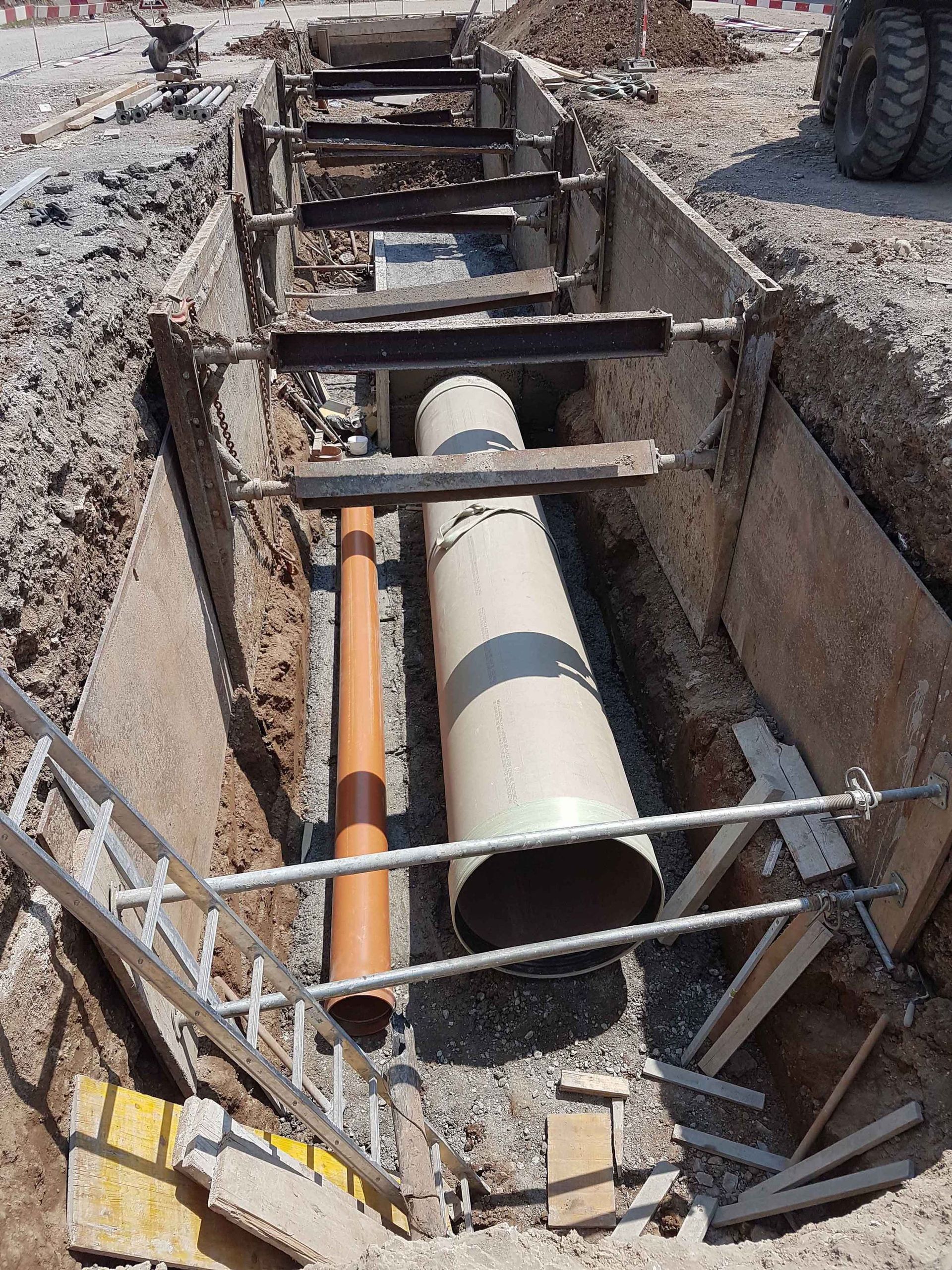 Sottostruttura stradale Via Baragge - Stabio