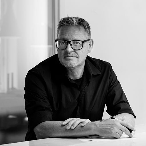 Schwarz-weiß Portrait Wendelbo Designer