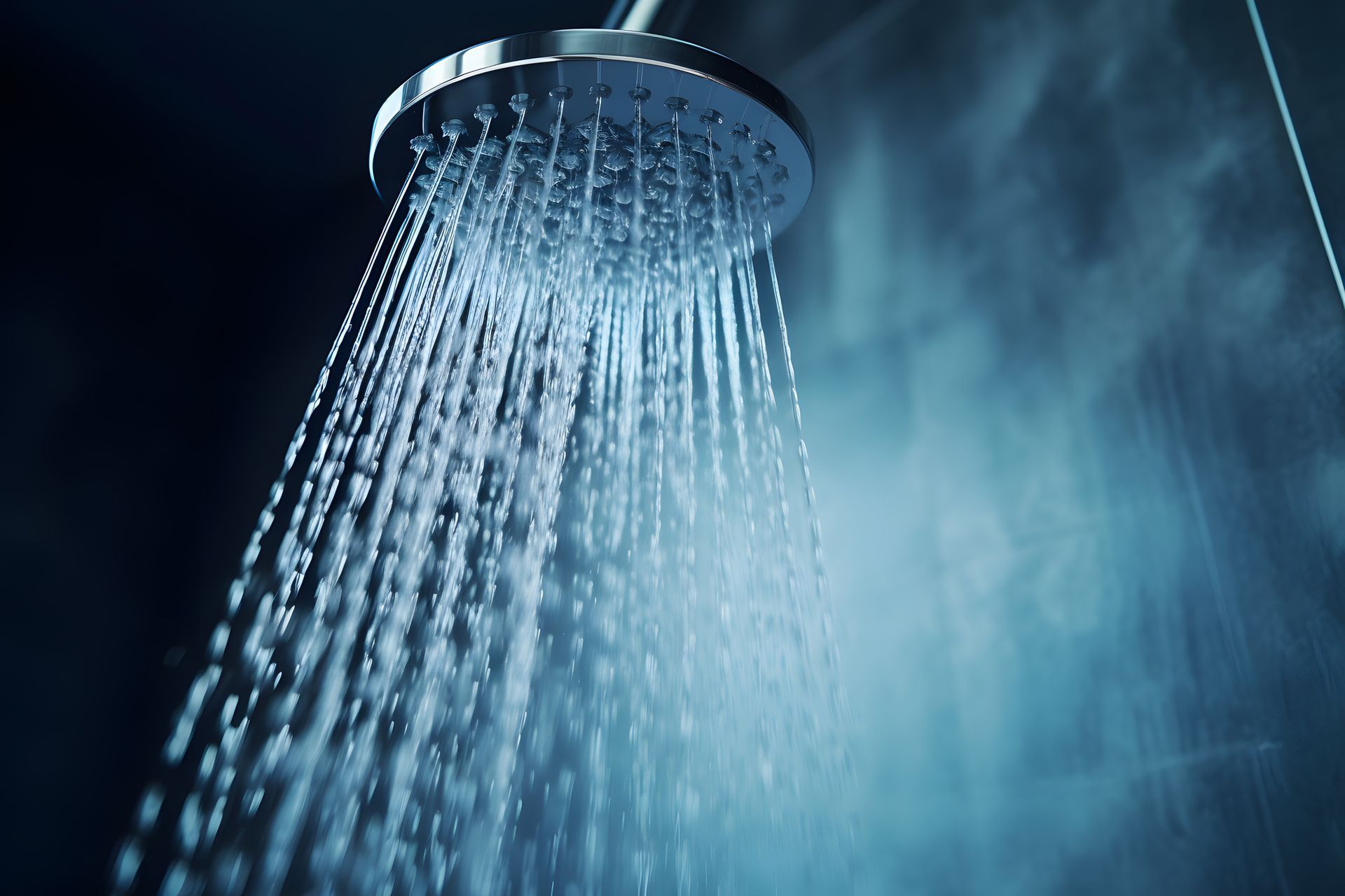 Eau chaude de douche