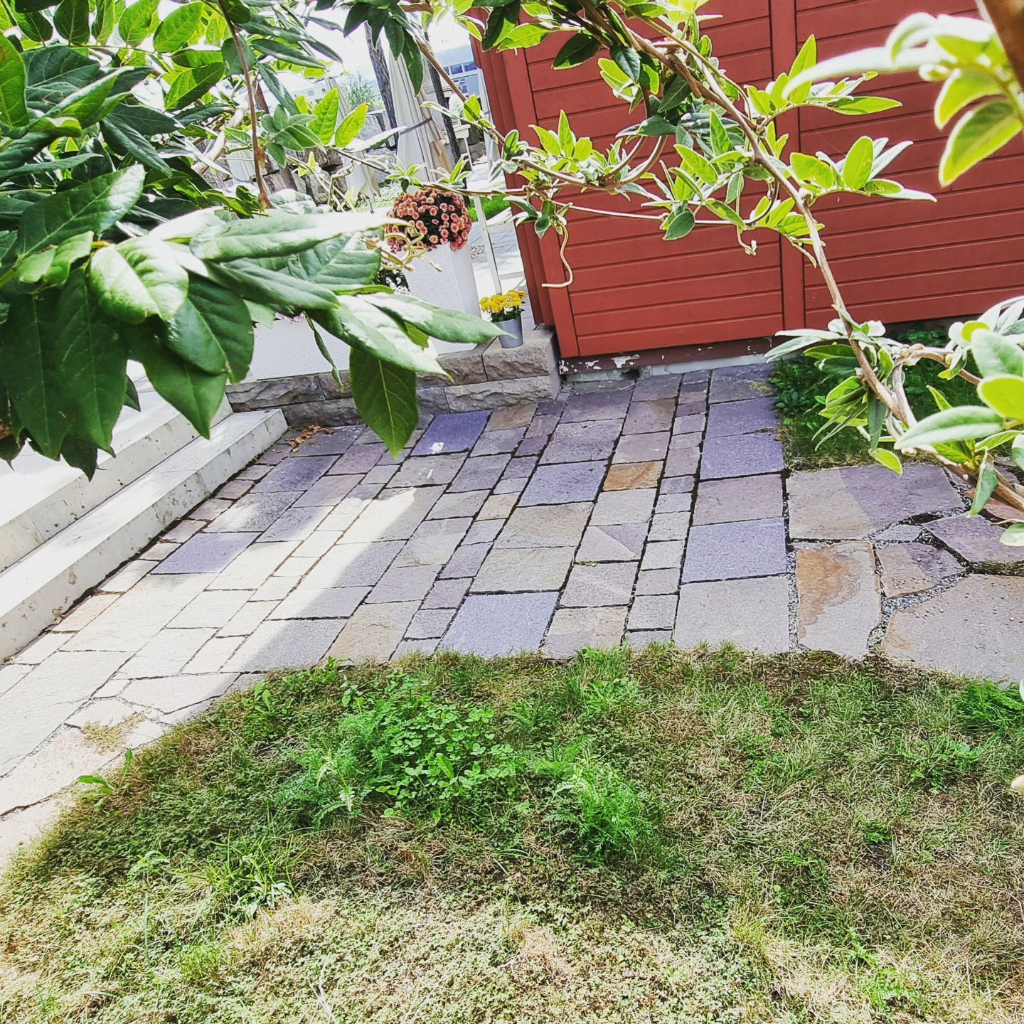 Belag aus Porphyr (Italien)