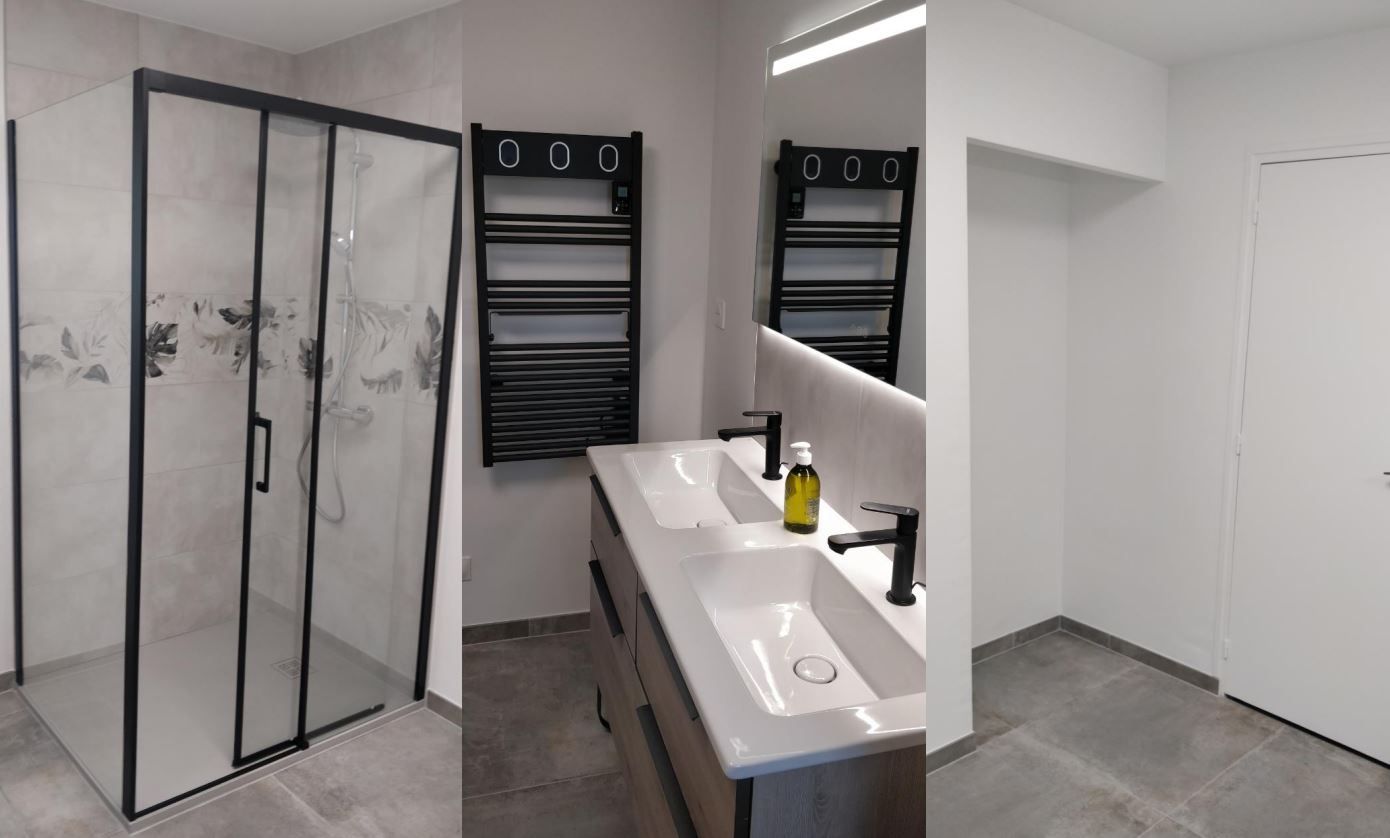 Salle de bains neuve, entièrement refaite