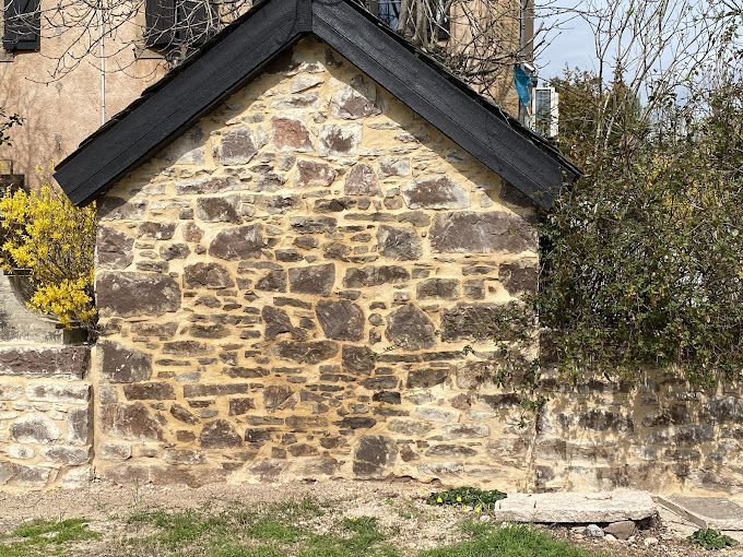 Joints de mur en pierre extérieur