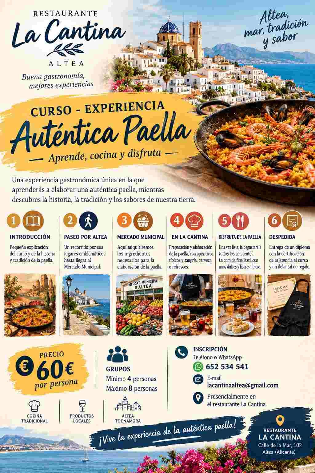 Folleto de La Cantina