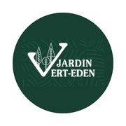 Logo entreprise Jardin vert Eden fond transparent