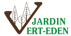 Logo entreprise Jardin vert Eden fond transparent