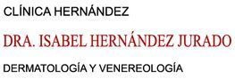 El nombre Isabel Hernández está sobre un fondo blanco.
