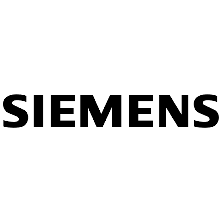 Logo Siemens noir sur fond blanc