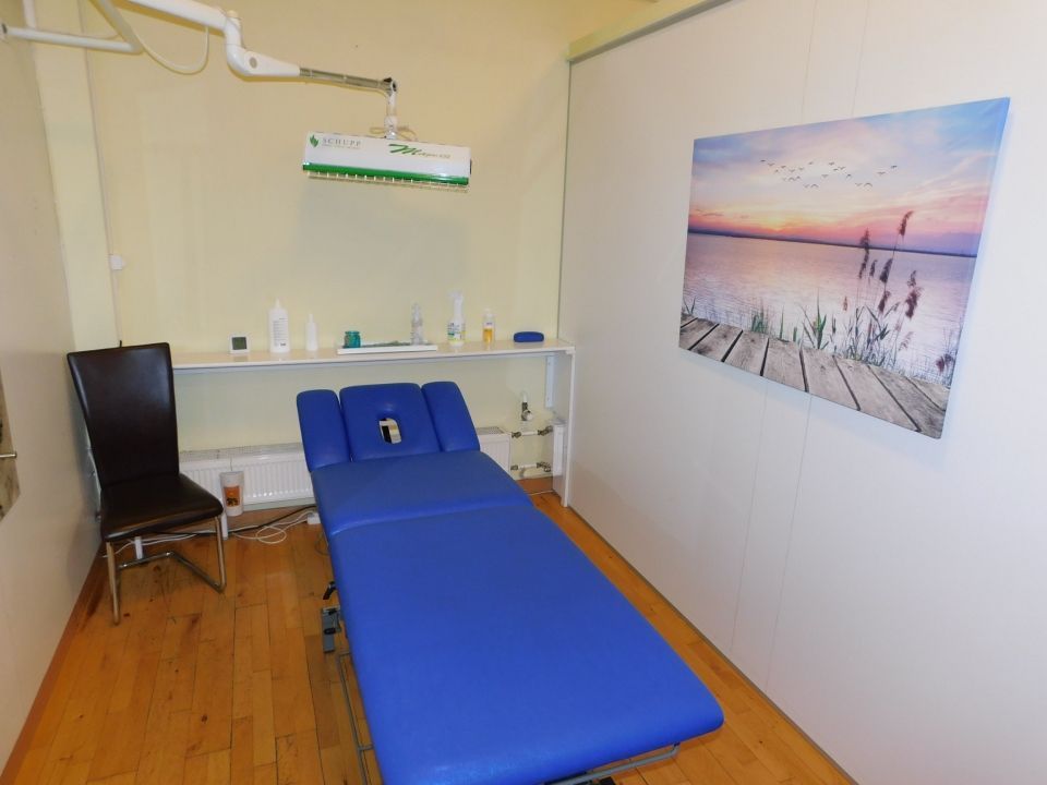 Behandlungsraum Physiotherapie Ralf Holberg