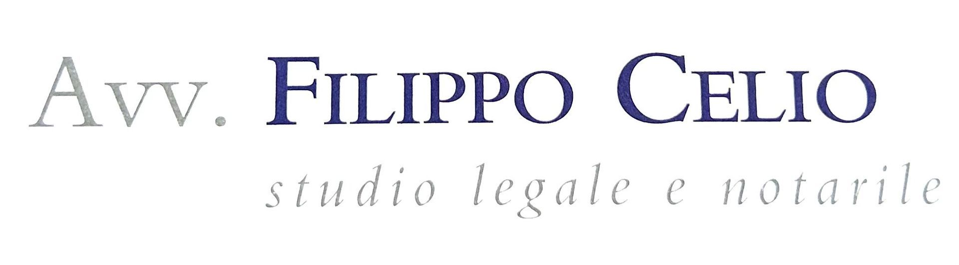 Studio Legale e Notarile Avvocato Filippo Celio-logo