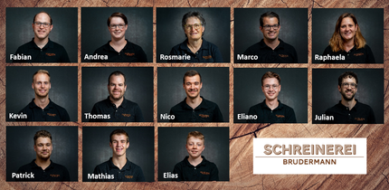 Team der Schreinerei Brudermann GmbH