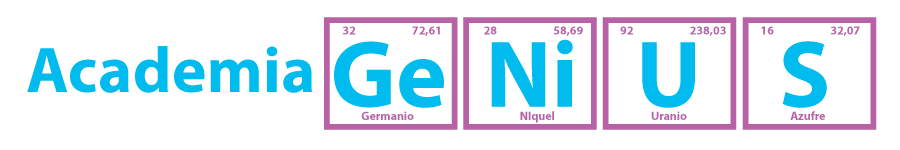 Logotipo de Academia Genius con la palabra