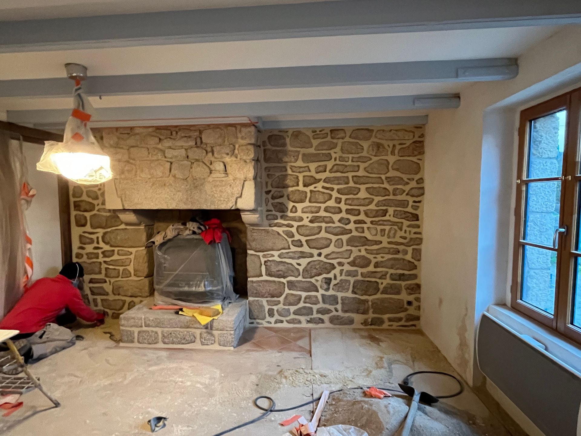 Habillage de cheminée