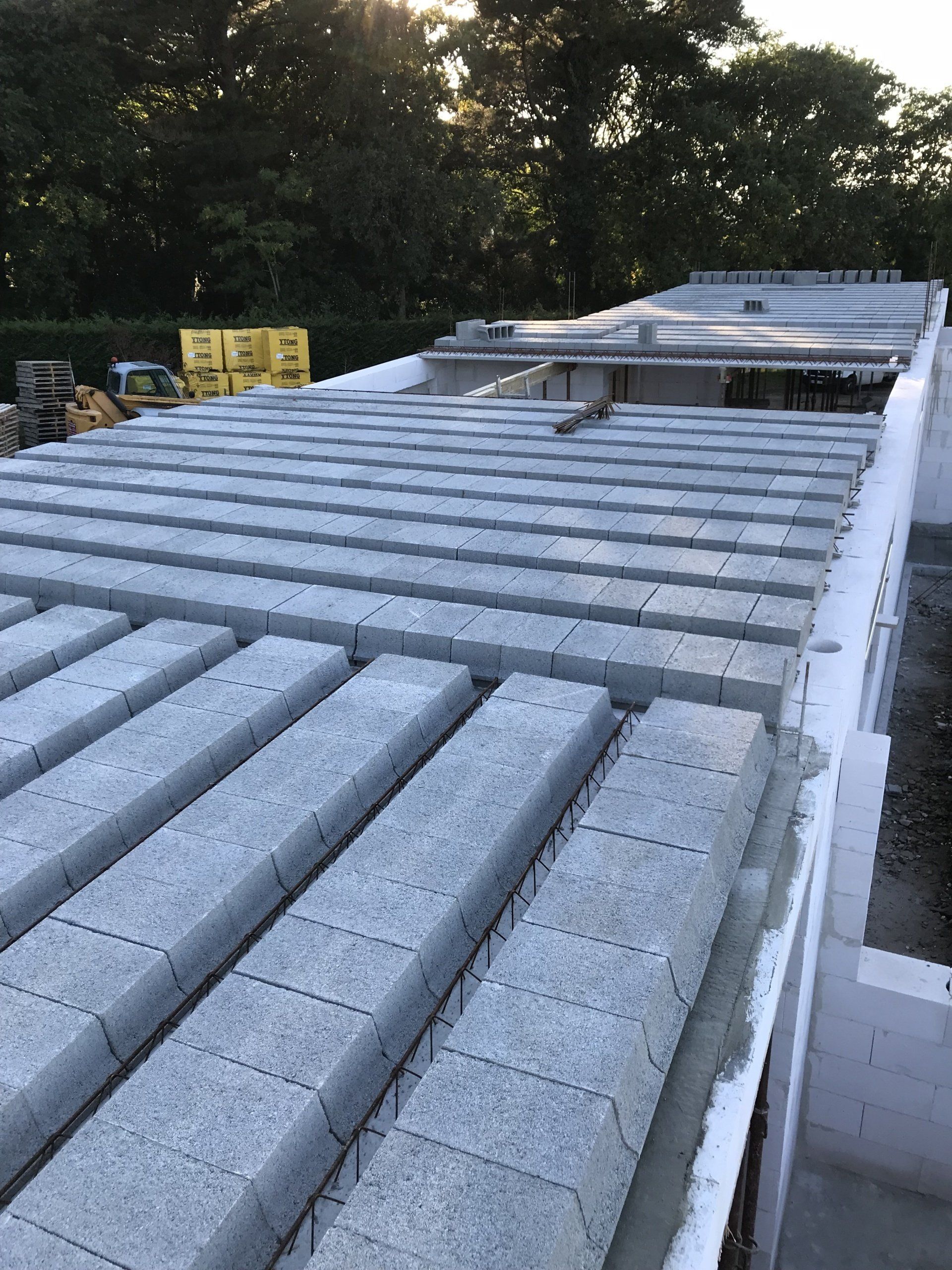 Dalle béton en hourdis ciment