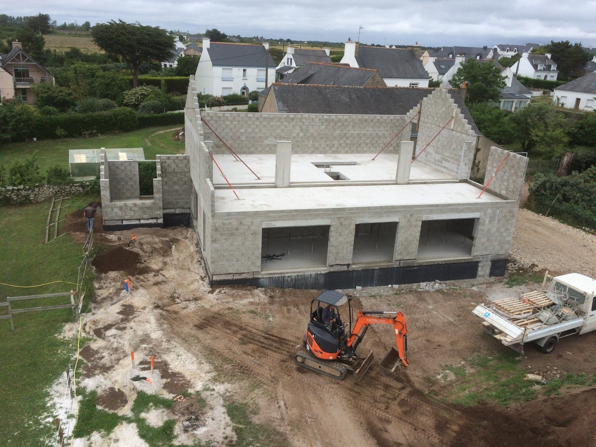 Réalisation d'une habitation agglo