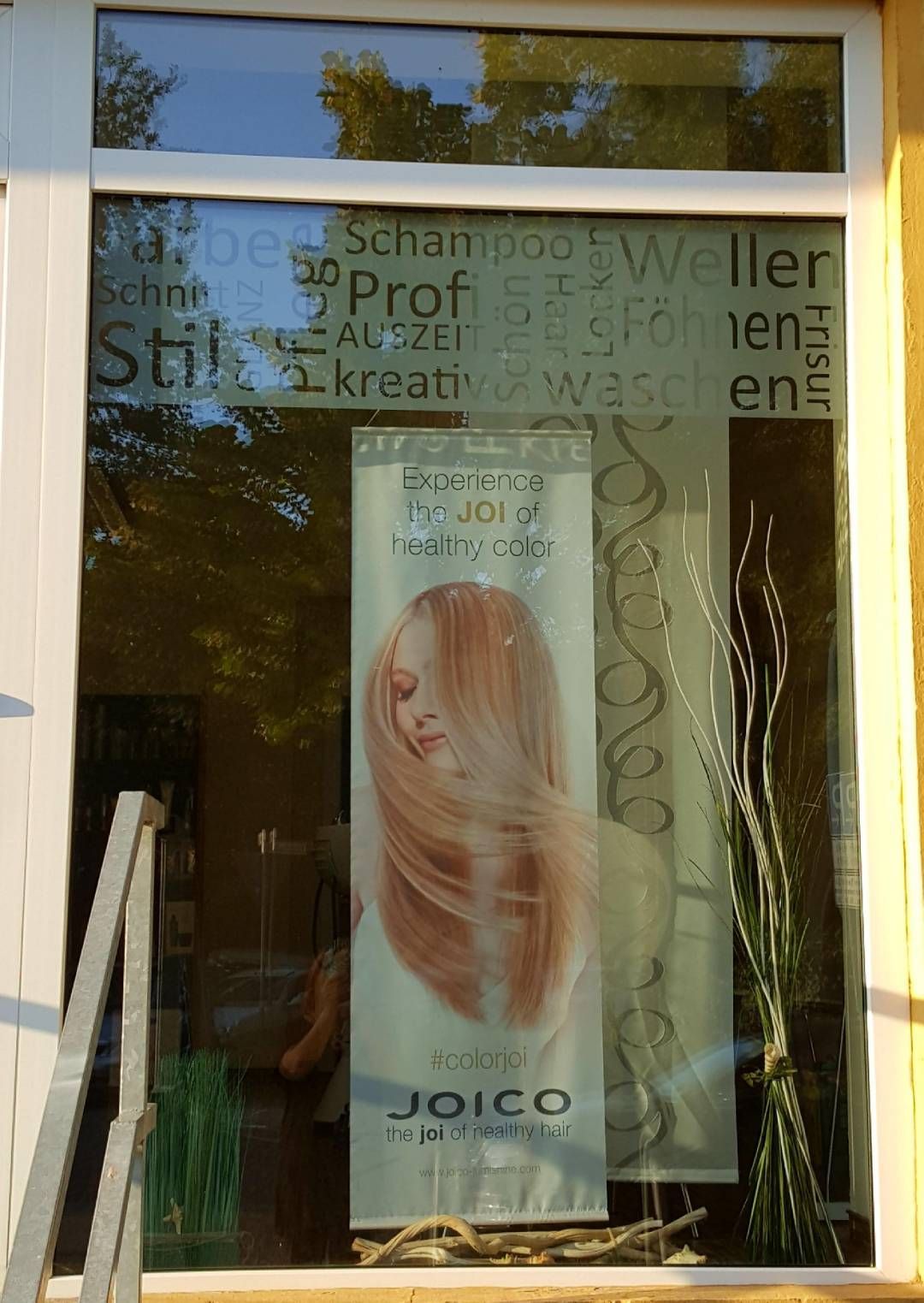 Friseursalon von außen