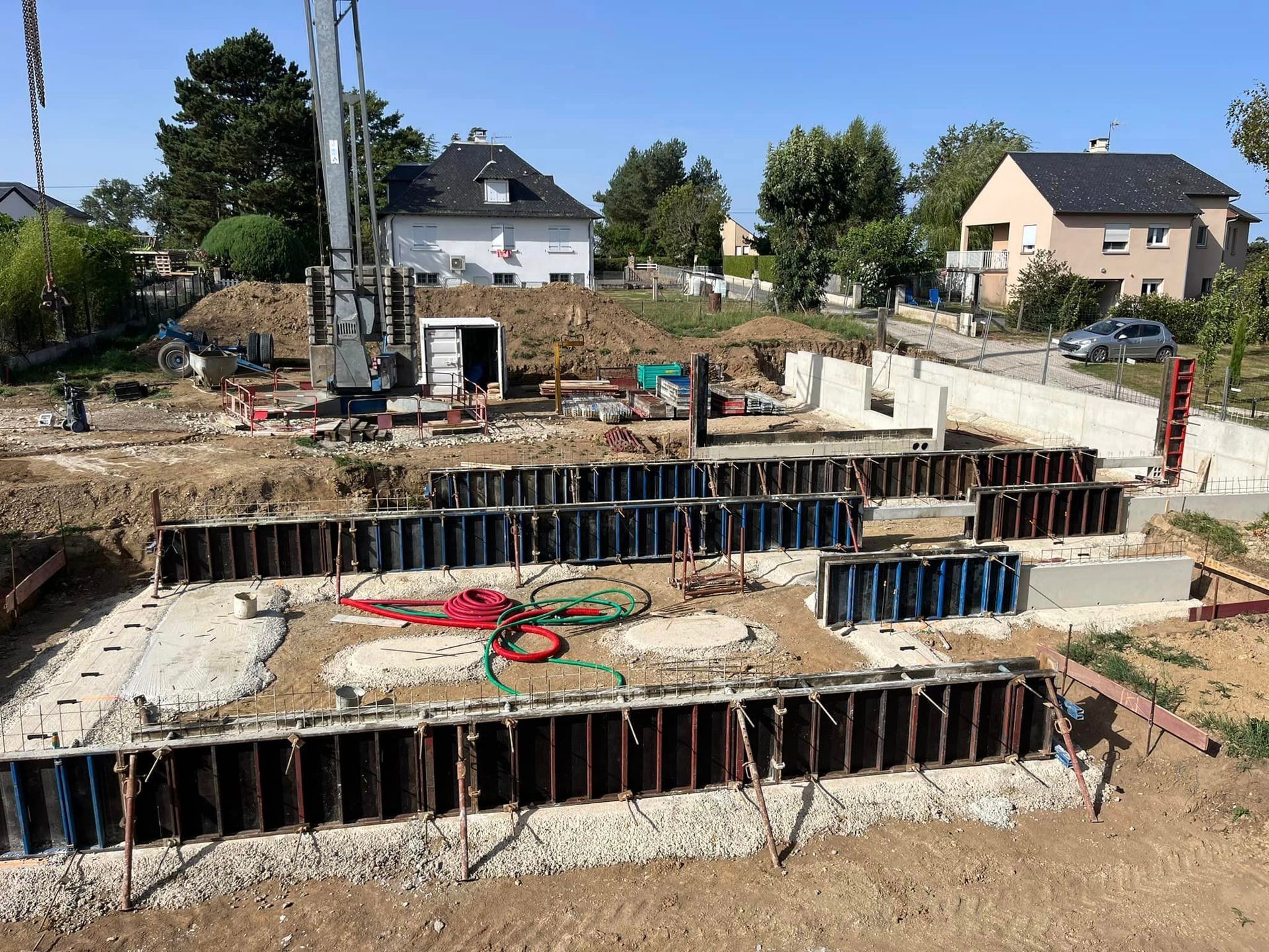 Travaux de fondations